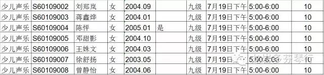 2015中央音乐学院音乐考级--(龙岩考级时间)